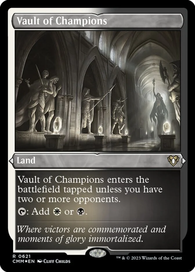 Vault of Champions <foil etched> [CMM] (F)