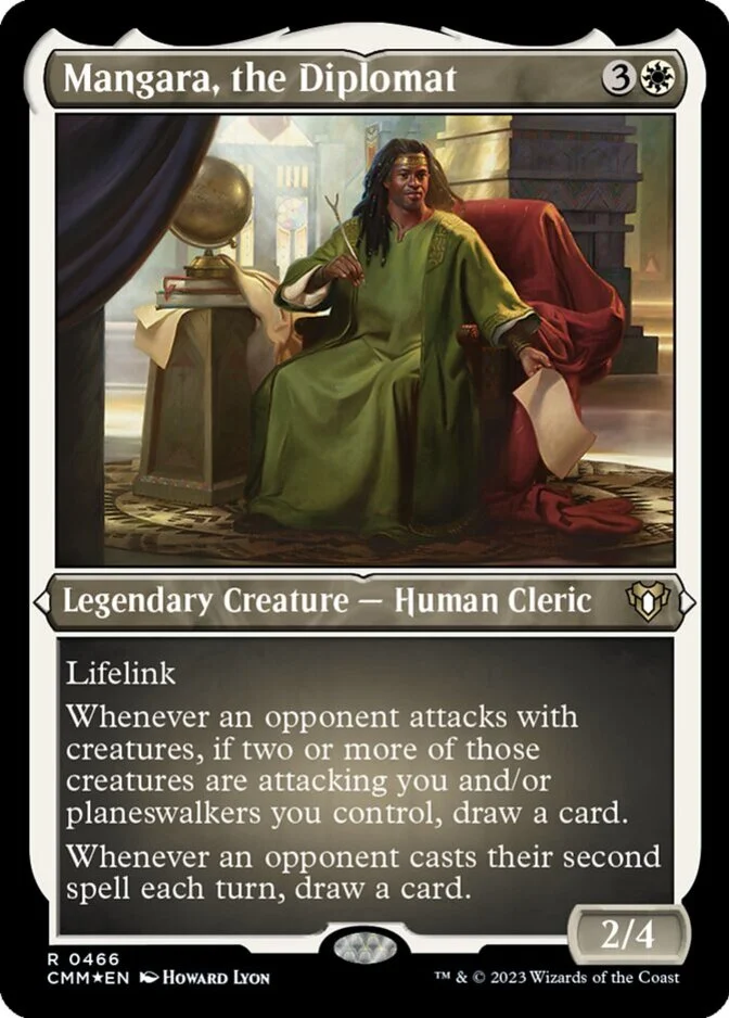 Mangara, the Diplomat <foil etched> [CMM] (F)