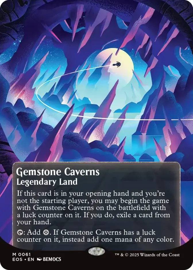 Gemstone Caverns <borderless - poster> [EOS] (F)