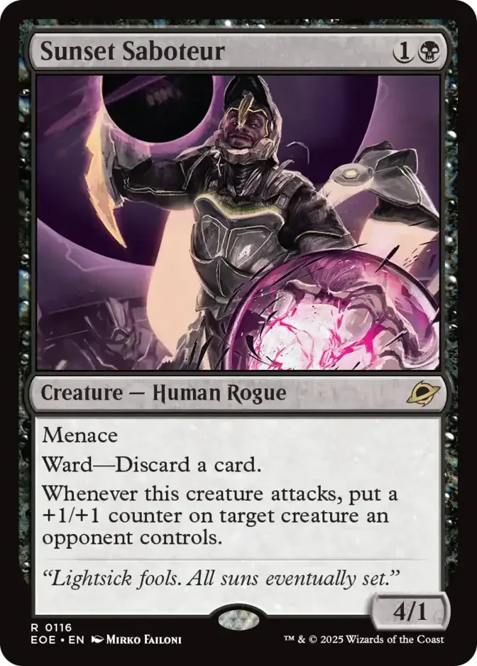 Sunset Saboteur [EOE] (F)