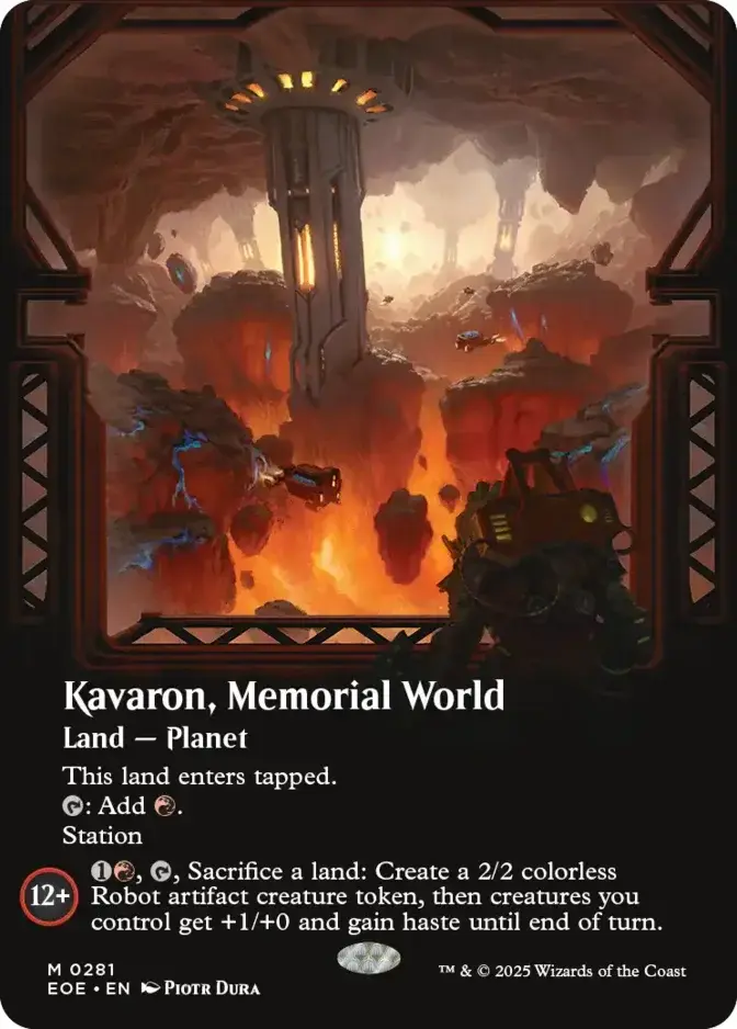 Kavaron, Memorial World <borderless> [EOE] (F)