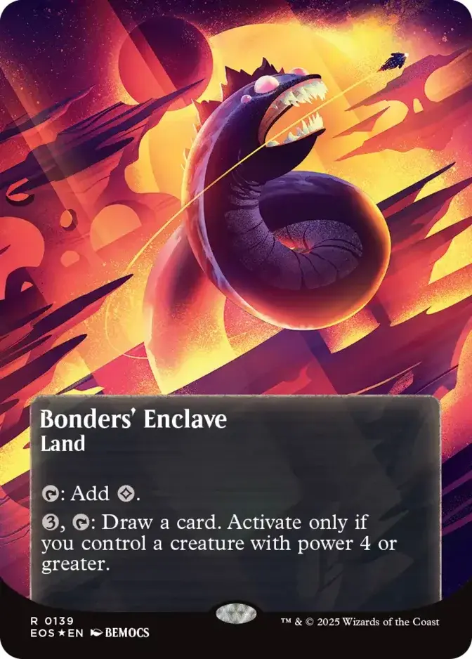 Bonders' Enclave <borderless - poster - galaxy foil> [EOS] (F)