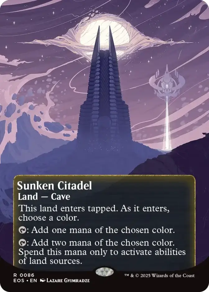 Sunken Citadel <borderless - poster> [EOS]