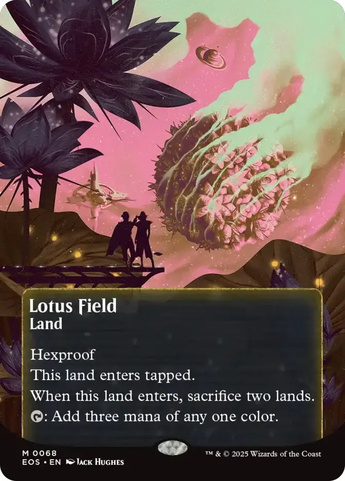 Lotus Field <borderless - poster> [EOS]