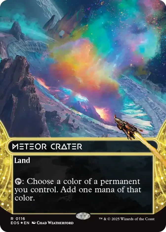 Meteor Crater <borderless - galaxy foil> [EOS] (F)