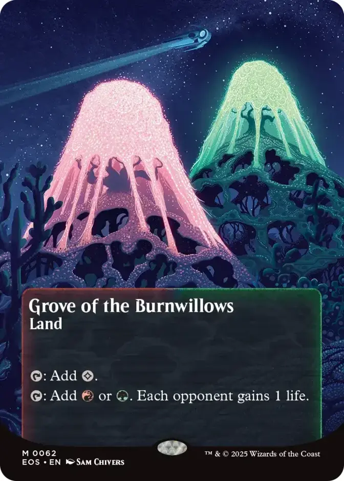 Grove of the Burnwillows <borderless - poster> [EOS]