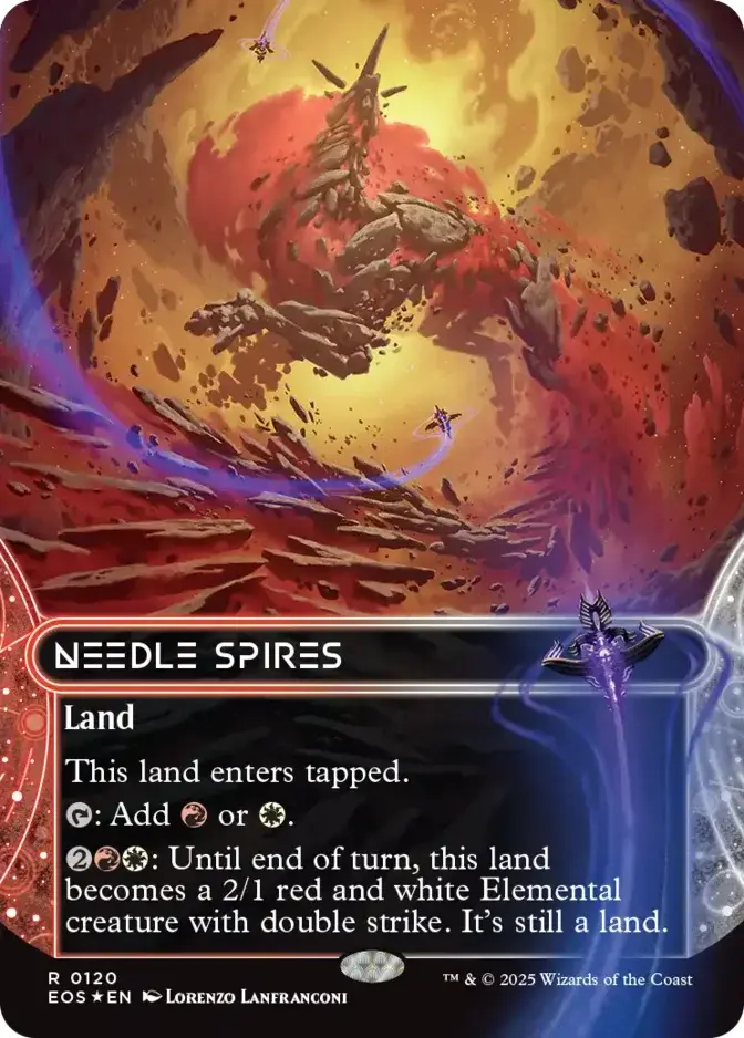 Needle Spires <borderless - galaxy foil> [EOS] (F)