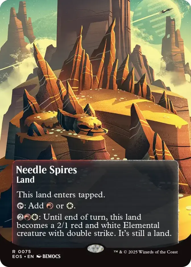 Needle Spires <borderless - poster> [EOS] (F)