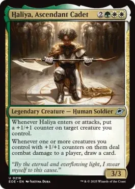 Haliya, Ascendant Cadet