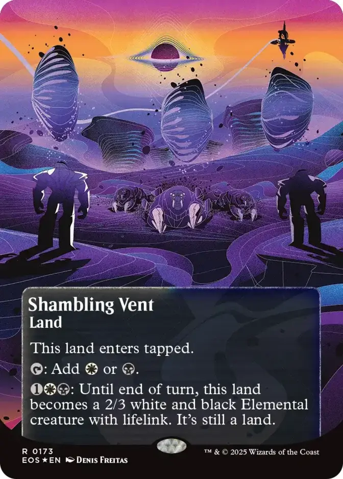 Shambling Vent <borderless - poster - galaxy foil> [EOS] (F)