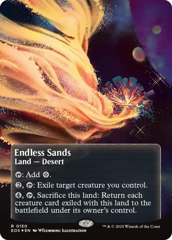 Endless Sands <borderless - poster - galaxy foil> [EOS] (F)