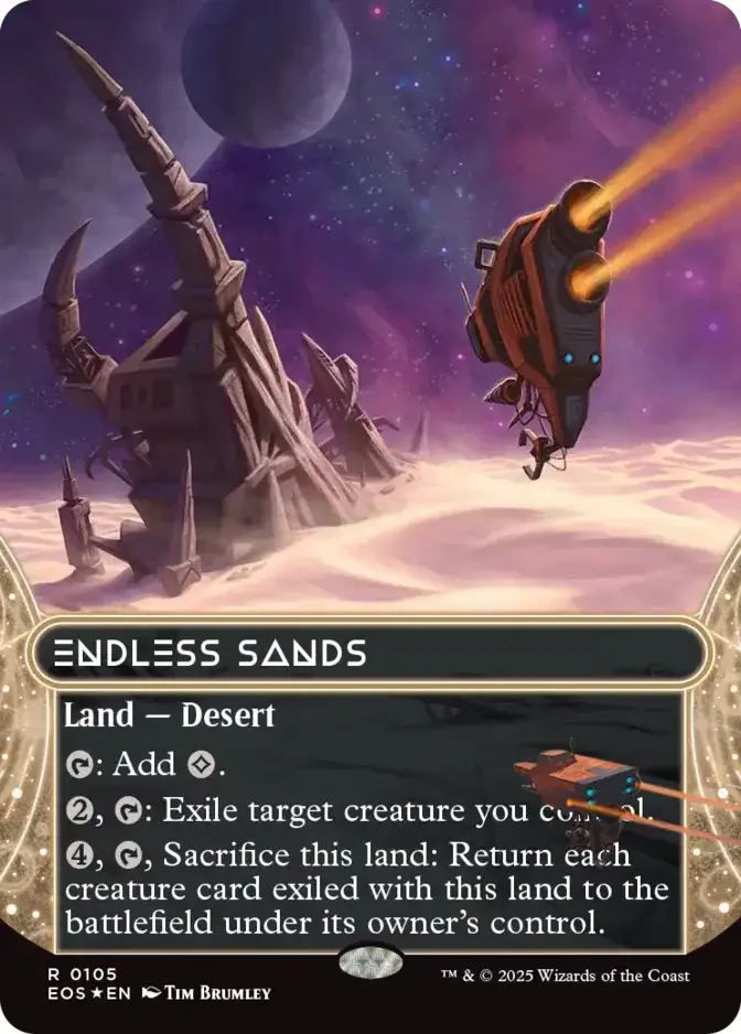 Endless Sands <borderless - galaxy foil> [EOS] (F)