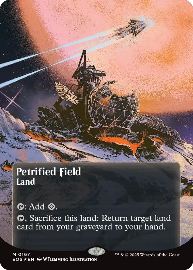 Petrified Field <borderless - poster - galaxy foil> [EOS] (F)