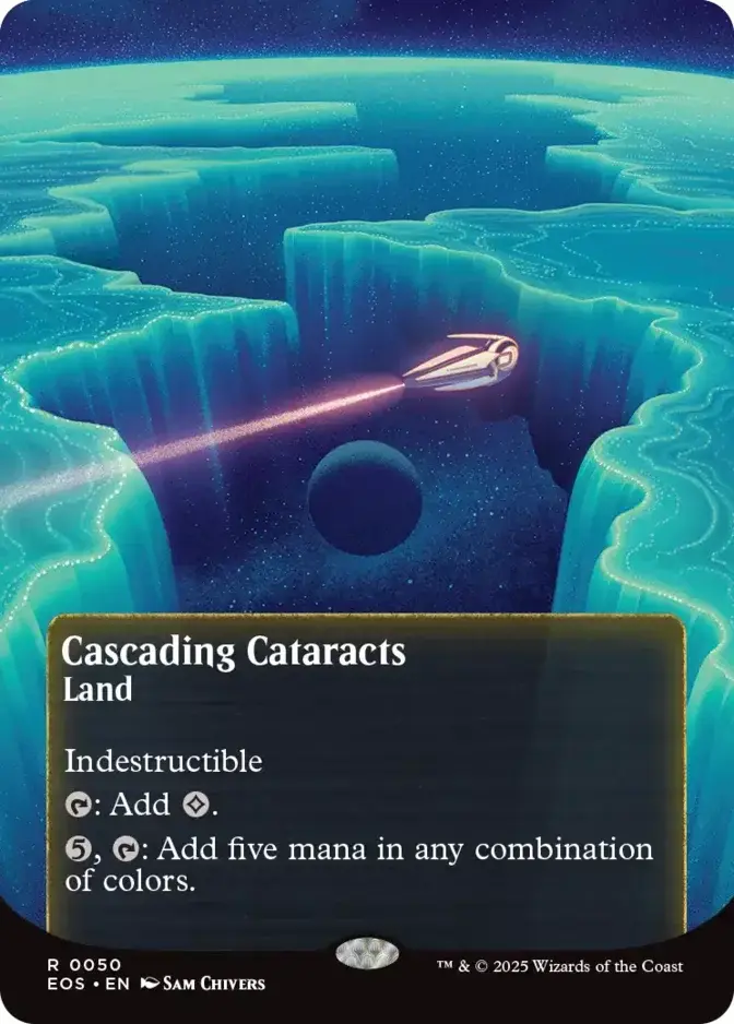 Cascading Cataracts <borderless - poster> [EOS] (F)