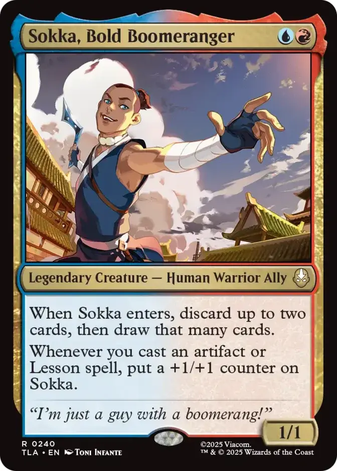 Sokka, Bold Boomeranger [TLA]