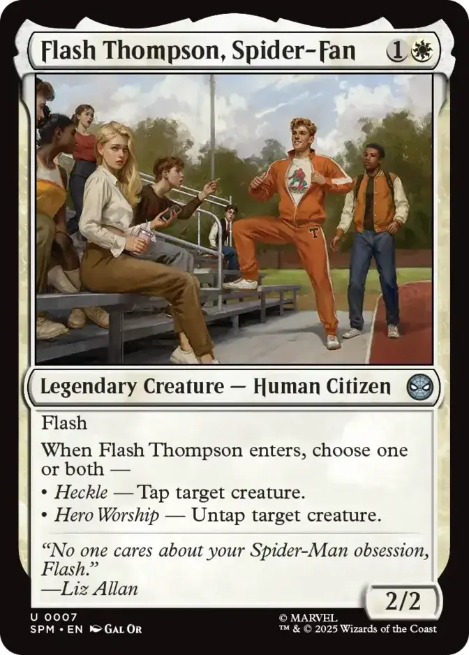 Flash Thompson, Spider-Fan [SPM]