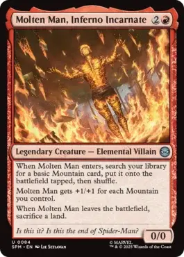 Molten Man, Inferno Incarnate
