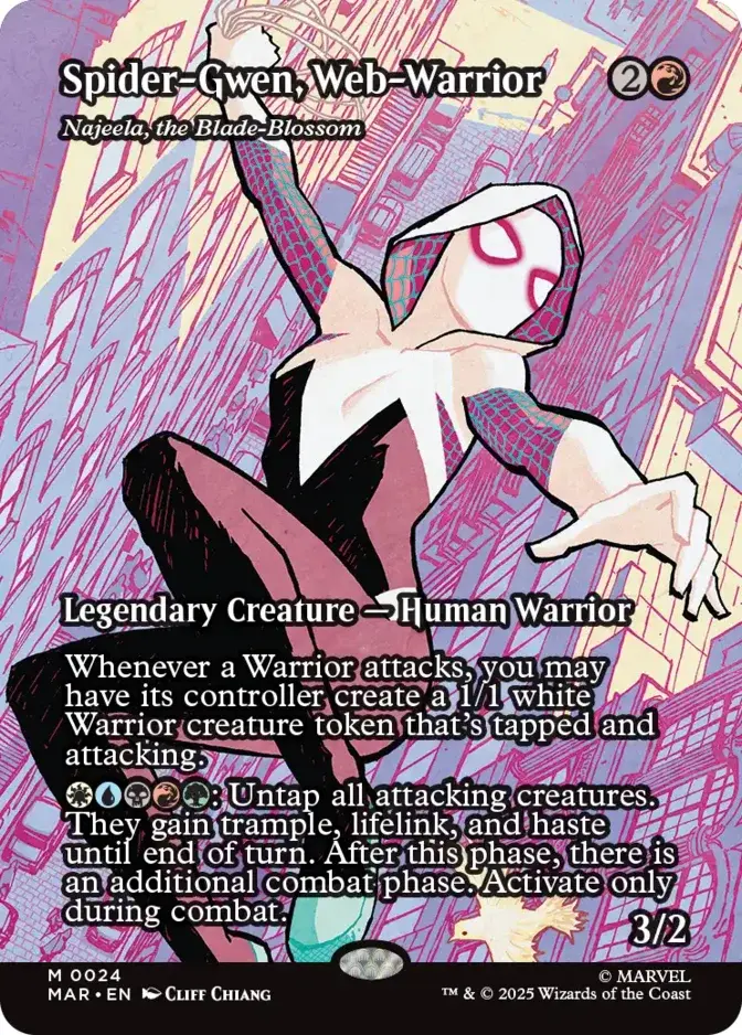 Najeela, the Blade-Blossom <Spider-Gwen, Web-Warrior> [MAR]
