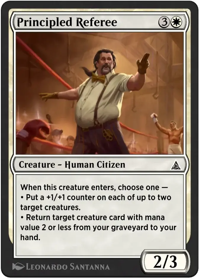 Principled Referee [OM1]