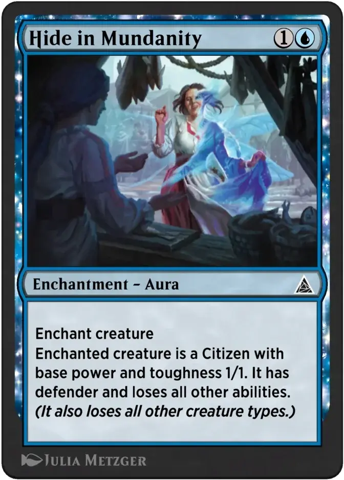 Hide in Mundanity [OM1]