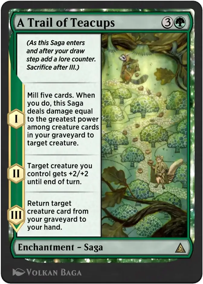 A Trail of Teacups [OM1]