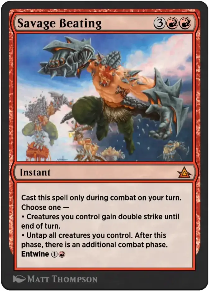 Savage Beating [OMB]