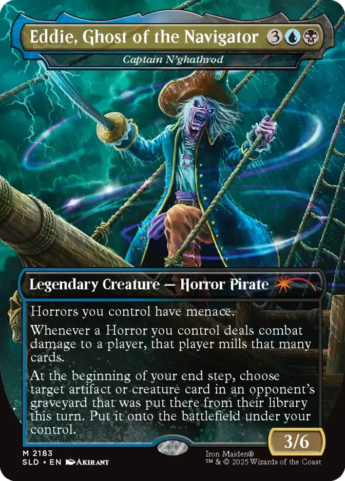 Captain N'ghathrod <Eddie, Ghost of the Navigator - Iron Maiden: Unchained> [SLD]