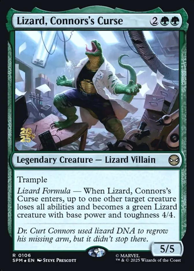 Lizard, Connors's Curse <prerelease> [SPM] (F)