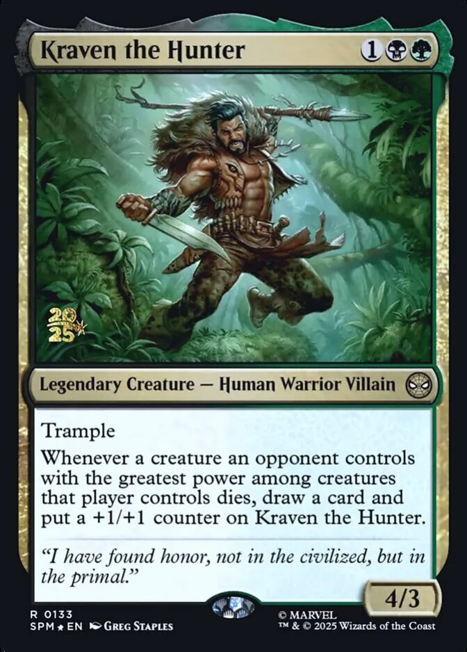 Kraven the Hunter <prerelease> [SPM] (F)