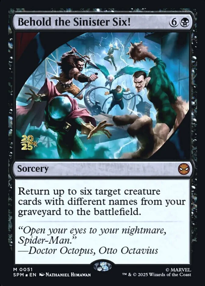 Behold the Sinister Six! <prerelease> [SPM] (F)