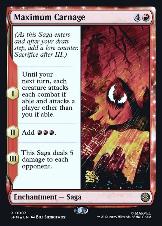 Maximum Carnage <prerelease> [SPM] (F)