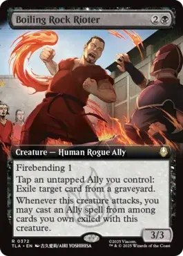 Avatar Boiling Rock Riot Boiling Rock Rioter, Avatar: The Last Airbender (TLA) Price History