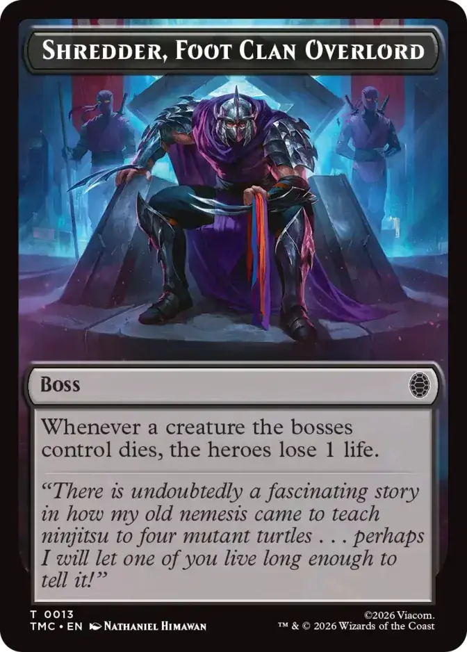 Shredder, Foot Clan Overlord [TMC]