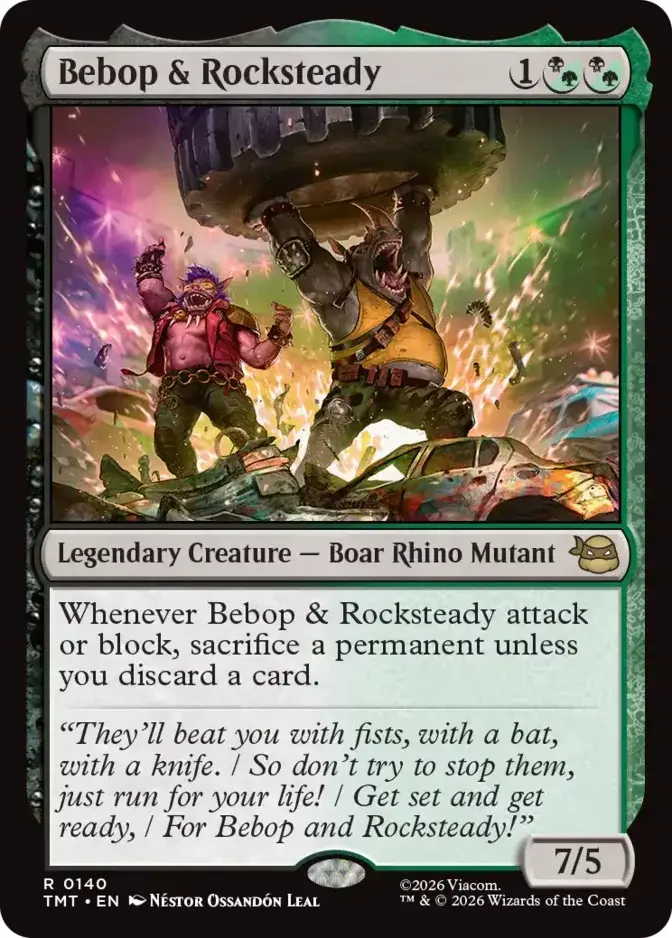 Bebop & Rocksteady [TMT] (F)