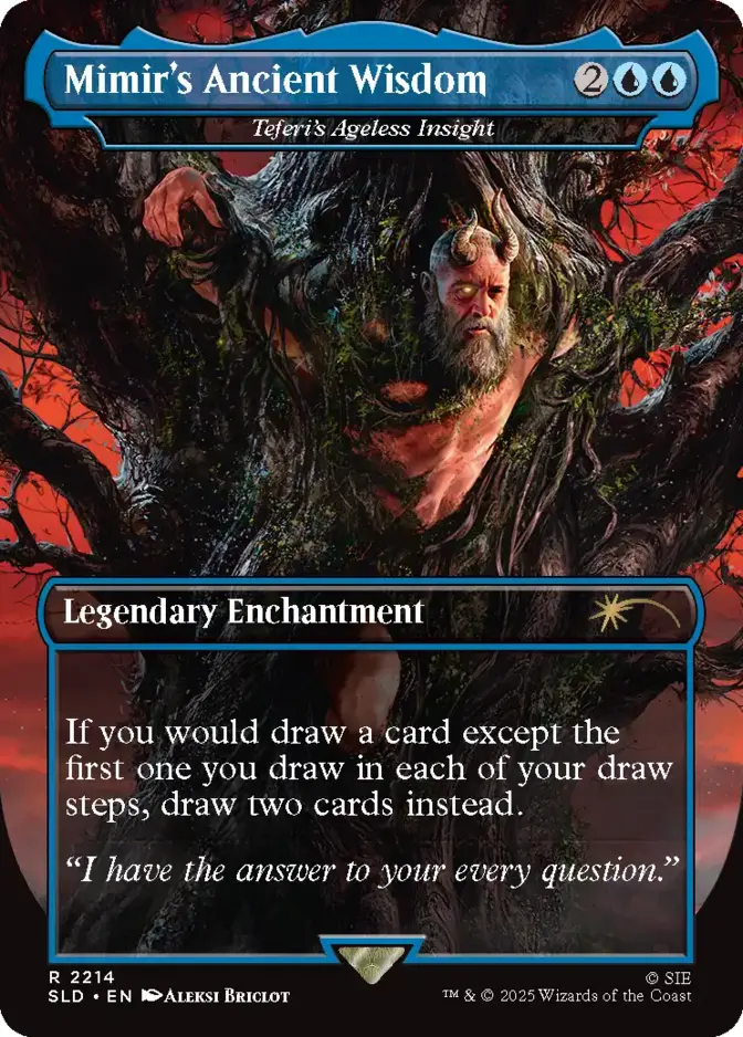 Teferi's Ageless Insight <Mimir's Ancient Wisdom - Playstation: Playstation: God of War: Norse> [SLD]