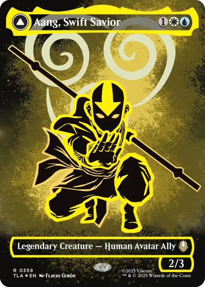Aang, Swift Savior <borderless outline> [TLA]
