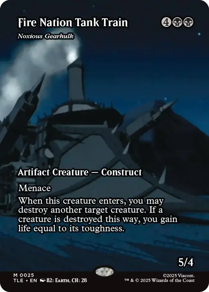 Noxious Gearhulk <Fire Nation Tank Train - borderless> [TLE]