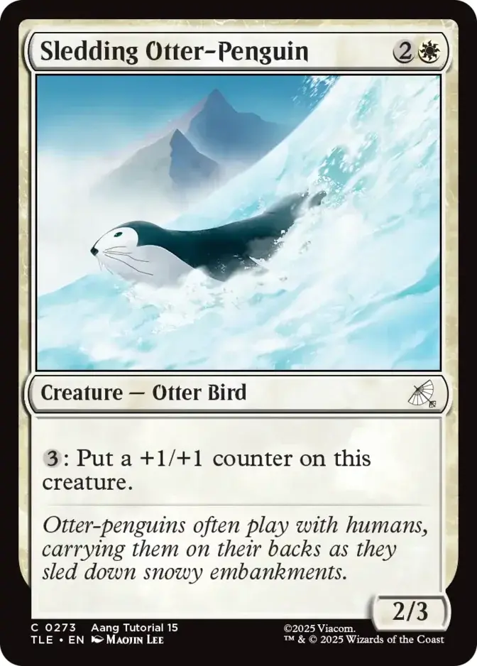 Sledding Otter-Penguin <Tutorial> [TLE]