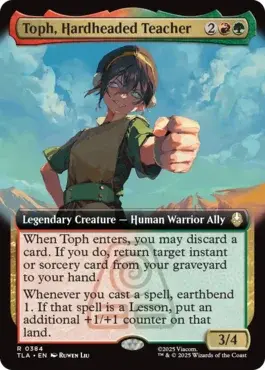 Toph, Hardheaded Teacher