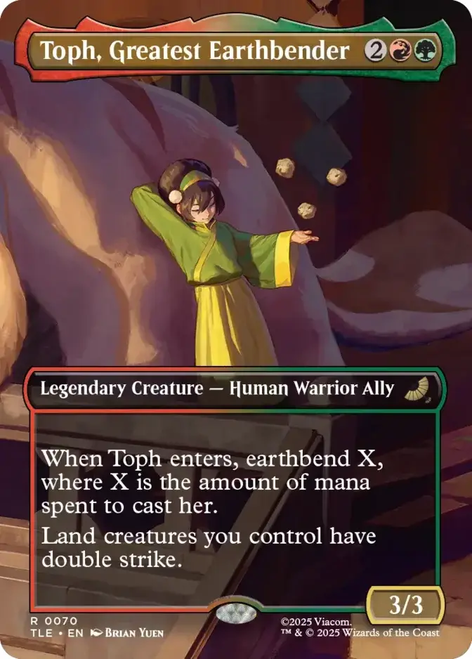 Toph, Greatest Earthbender <borderless> [TLE] (F)