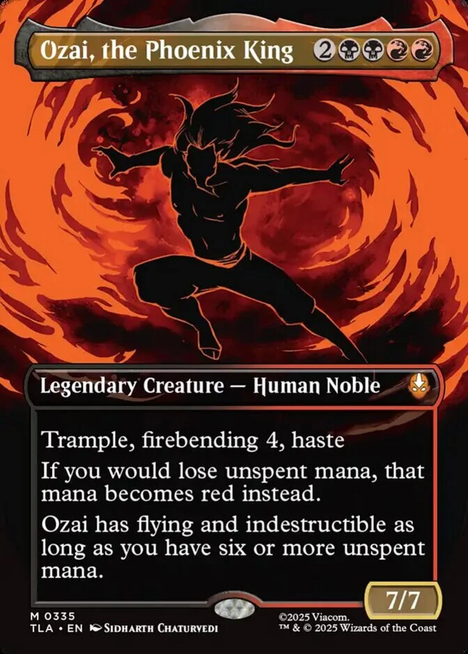 Ozai, the Phoenix King <borderless - battle pose> [TLA]