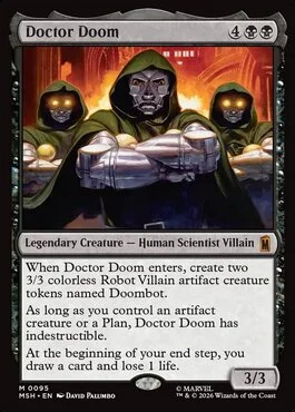 トレーディングカード MTG Doctor Doom クラシックコミックfoil