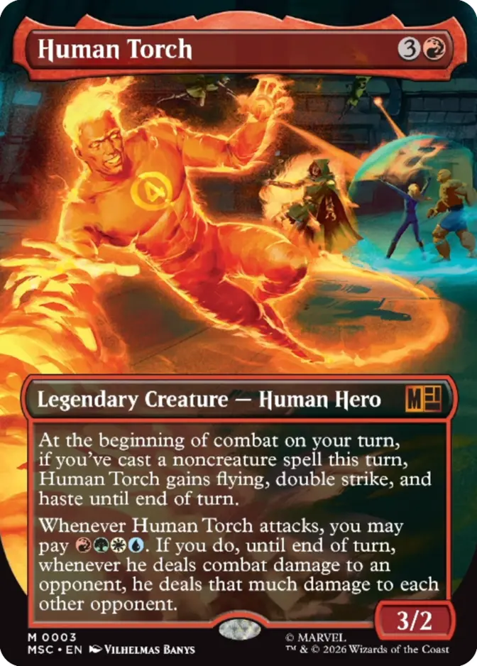 Human Torch <borderless> [MSC]