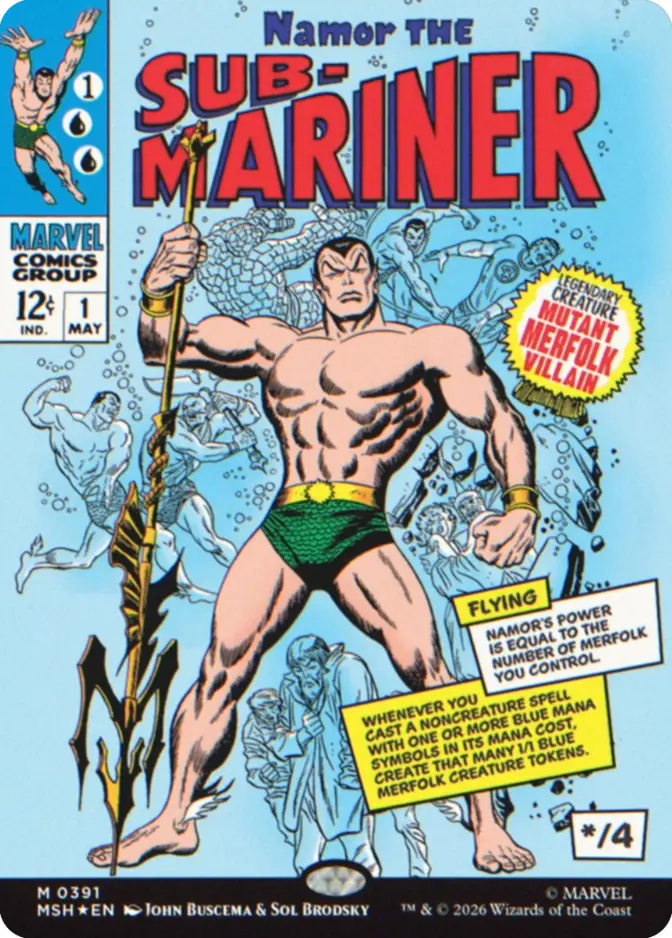 Namor the Sub-Mariner <borderless cover> [MSH]