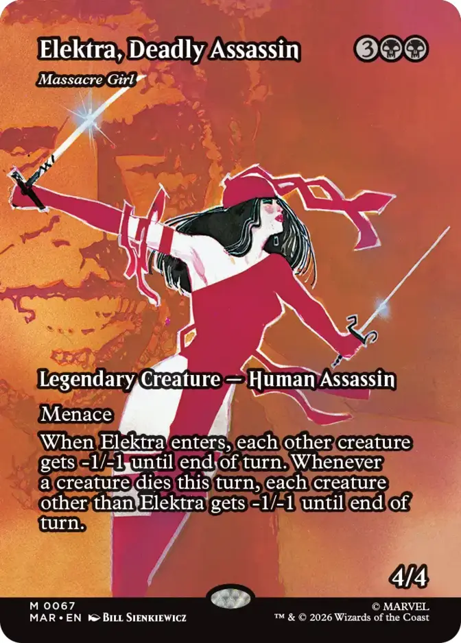 Massacre Girl <Elektra, Deadly Assassin - borderless> [MAR]