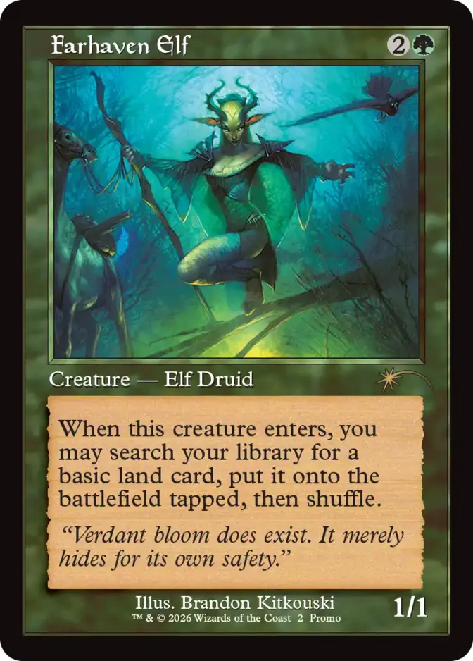 Farhaven Elf <Commander Nights Lorwyn Eclipsed> [PRM-MSC]