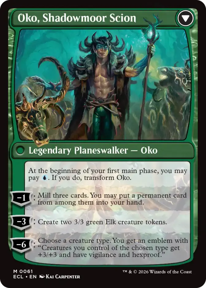 Oko, Shadowmoor Scion [ECL] (F)