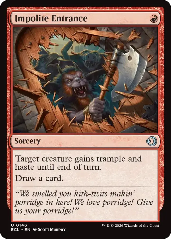 Impolite Entrance [ECL]