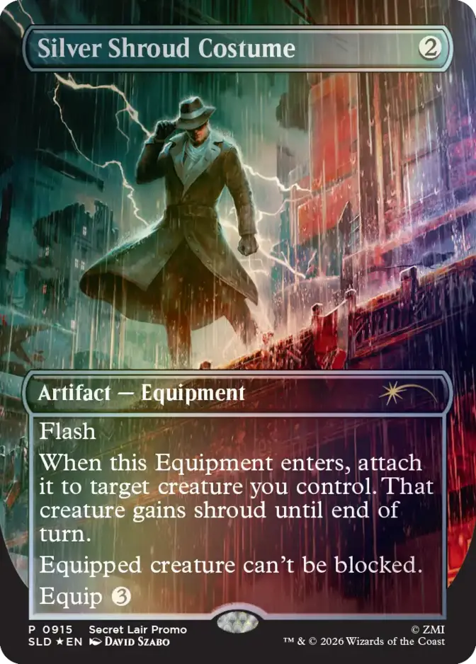 Silver Shroud Costume <Rad Superdrop Bonus Card> [SLD]