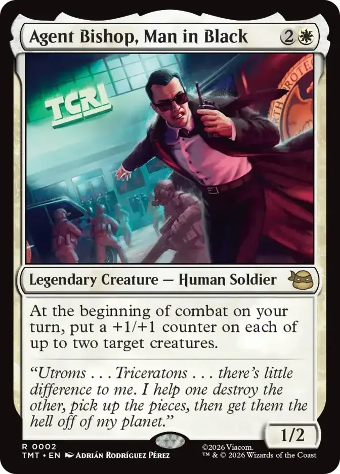 Agent Bishop, Man in Black [TMT] (F)